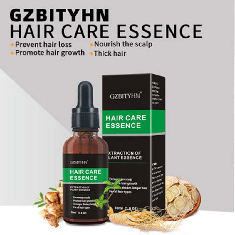 Hair Growth Oil for scalp care to prevent hair loss, 30ml bottle with packaging.
