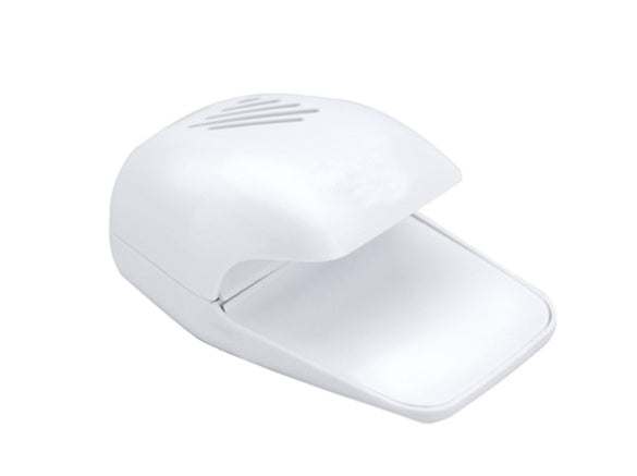 Mini nail dryer for drying nail polish, available in white, black, pink, and purple colors. Suitable for any skin type.