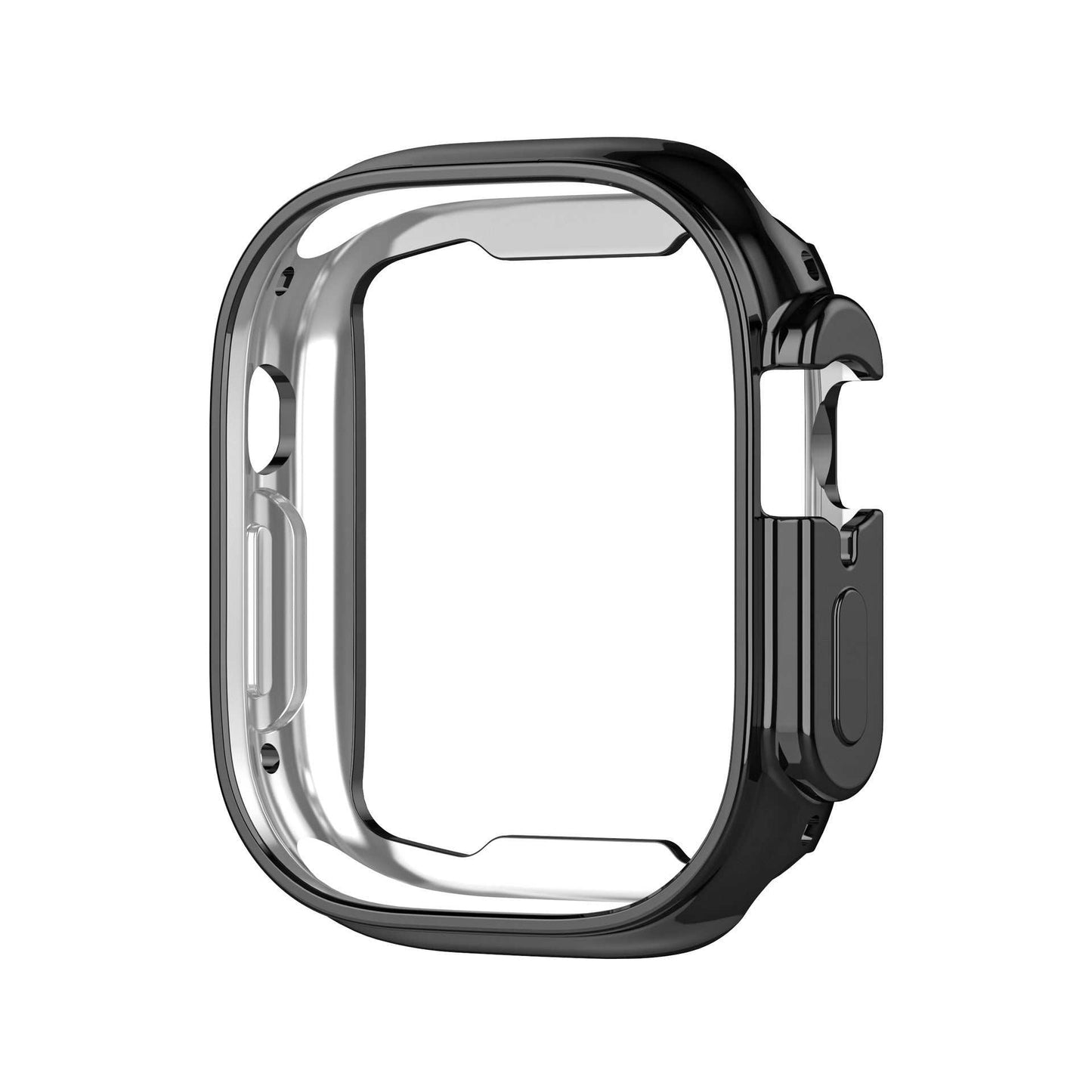 TPU Hollow Out Soft Case Protective Sleeve for Watch, Transparent Design, 49MM, Compatible with Apple Watches.