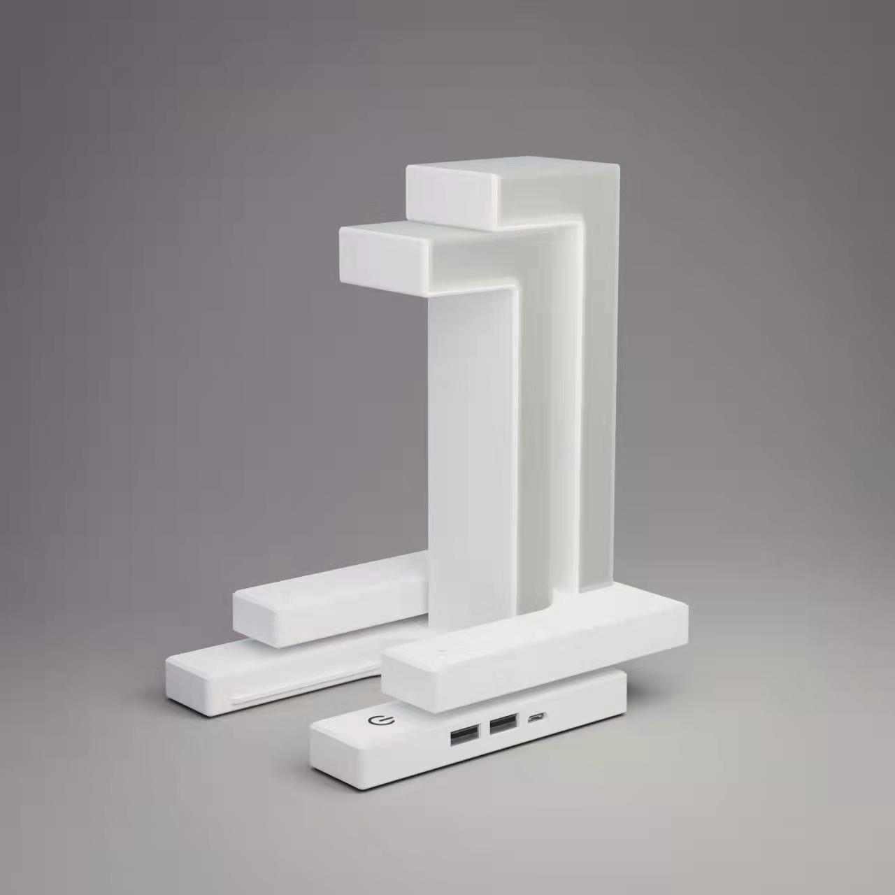 Creative smartphone wireless charging balance lamp with magnetic suspension, featuring modern design and eye protection technology.