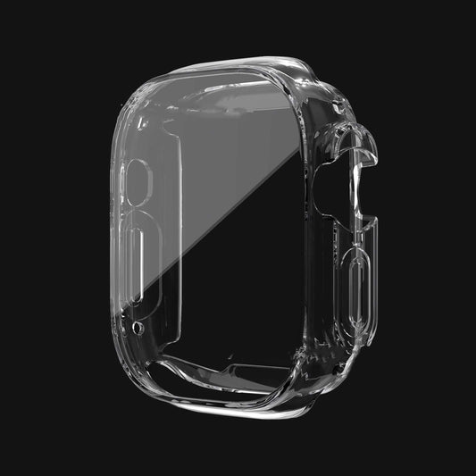 TPU Hollow Out Soft Case Protective Sleeve for Watch, Transparent Design, 49MM, Compatible with Apple Watches.