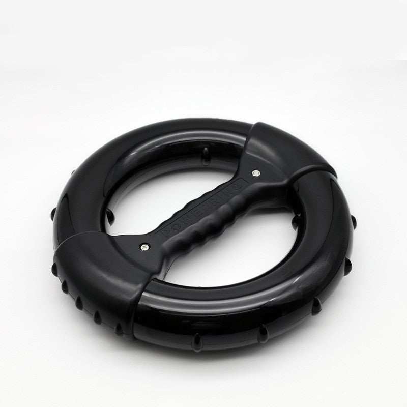 man using ring muscle gym fitness equipment for home exercise training