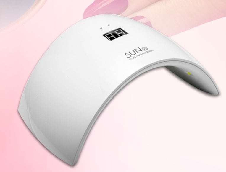 UV LED Lamp for Nails Dryer Sunuv 9c model with digital display.