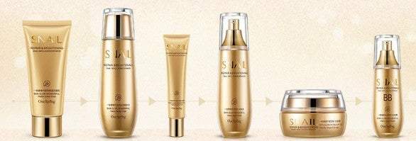 6-piece moisturizing and hydrating cosmetics care set.