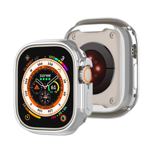 TPU Hollow Out Soft Case Protective Sleeve for Watch, Transparent Design, 49MM, Compatible with Apple Watches.