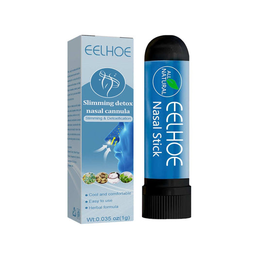 Slimming Nose Tube for cooling, refreshing, and body shaping displayed next to packaging.