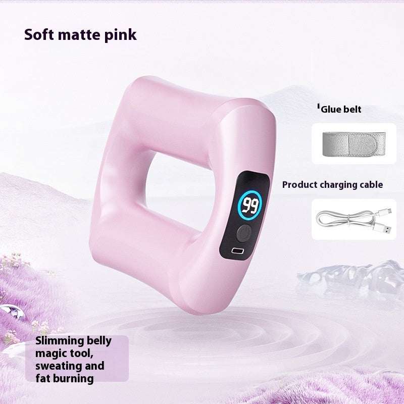 Fascia ring fat burning massage device with adjustable gears and LED screen.