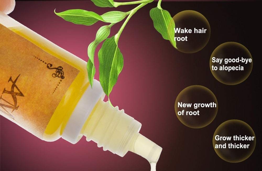Hair Growth anti Hair Loss Liquid 20ml bottle with packaging.
