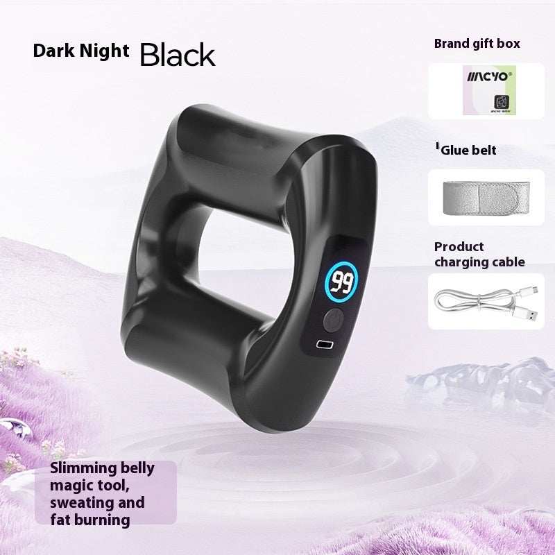 Fascia ring fat burning massage device with adjustable gears and LED screen.