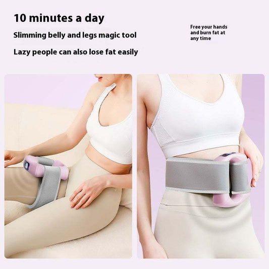 Fascia ring fat burning massage device with adjustable gears and LED screen.
